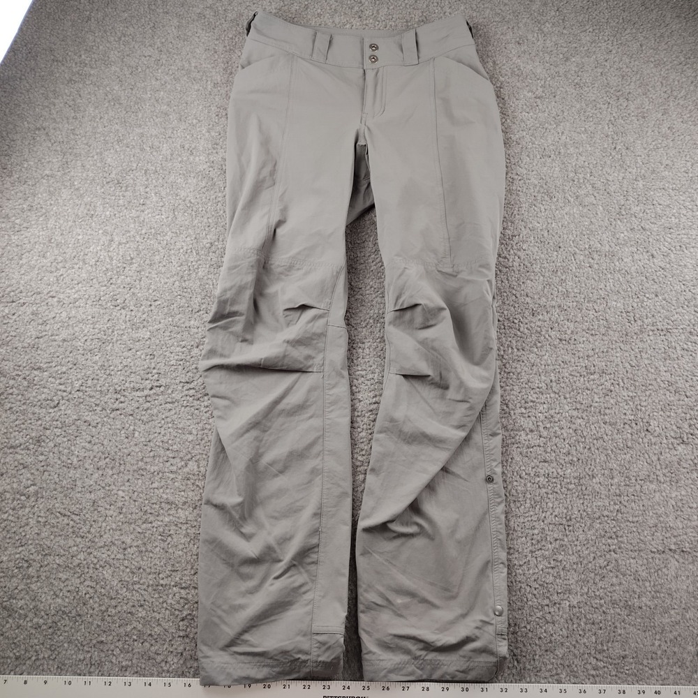 REI CO-OP Pants Stretch Womens Sz 0 Screenline Hybrid Roll Up Hiking Outdoors - Picture 7 of 8